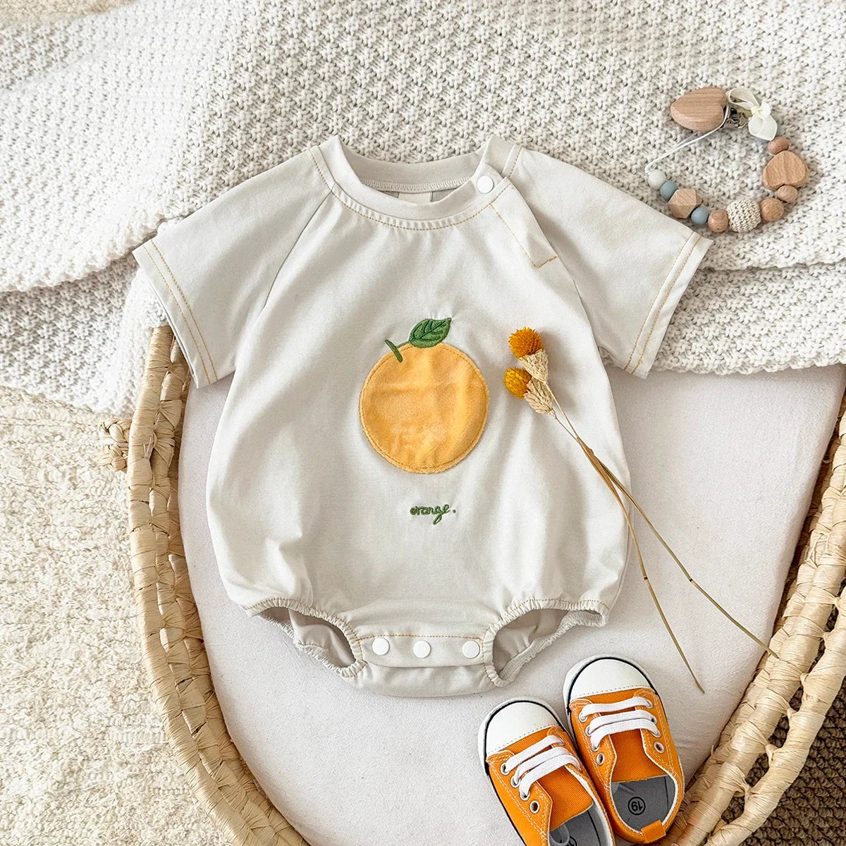 Fuzzy Fruit Patch Bodysuit