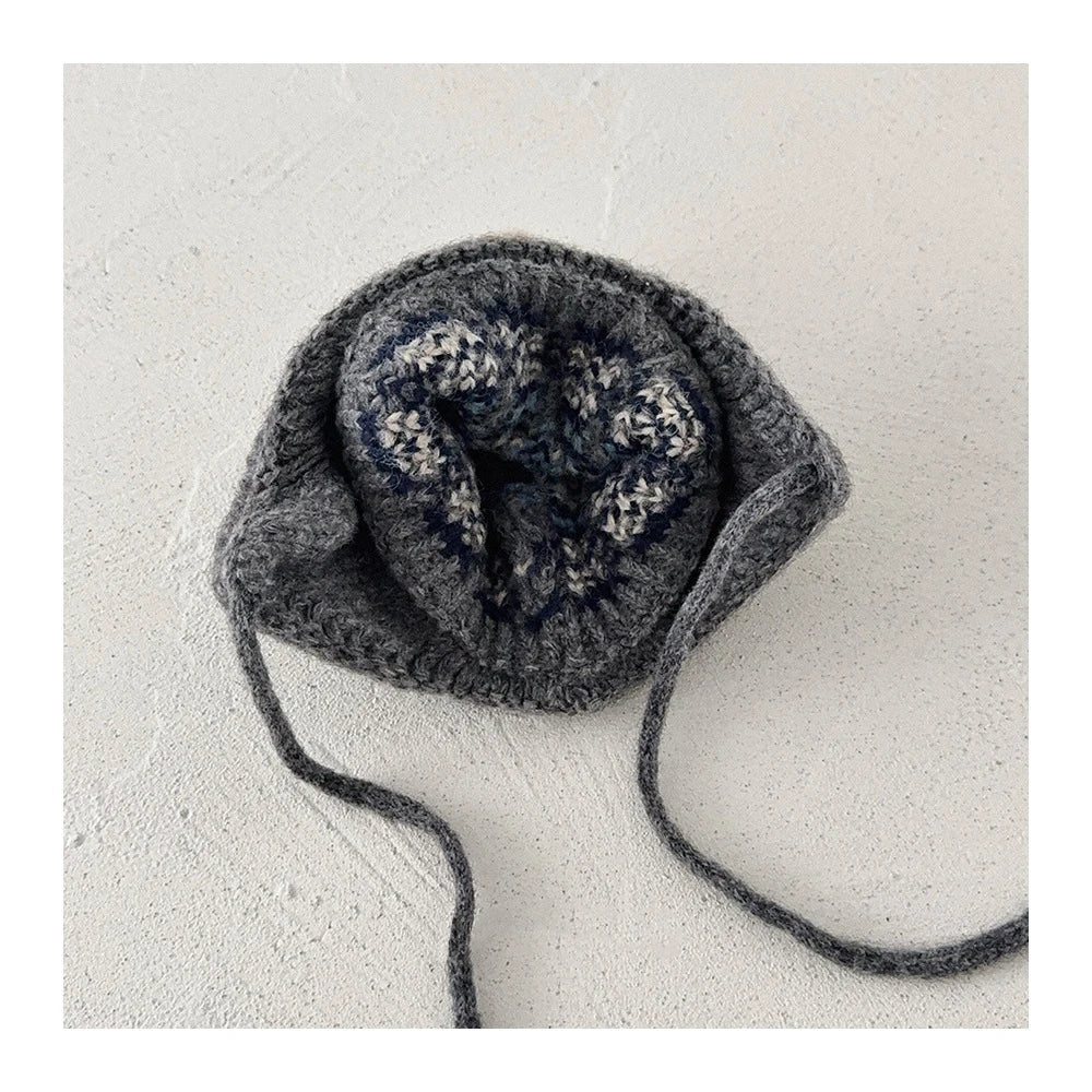 Diamond Grid Fleece Hat