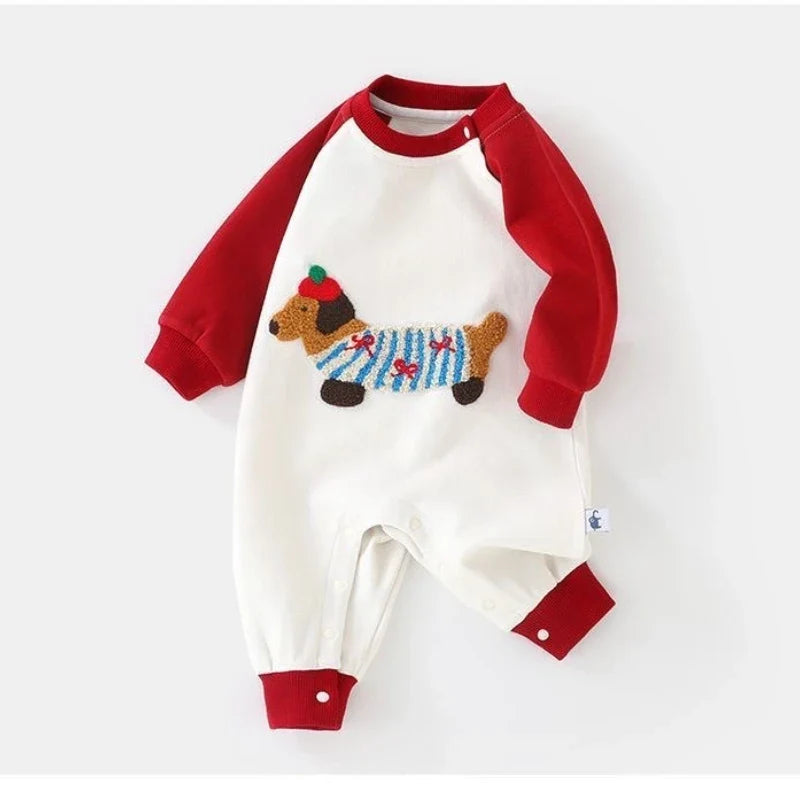 Dog Patch Color Block Jumpsuit