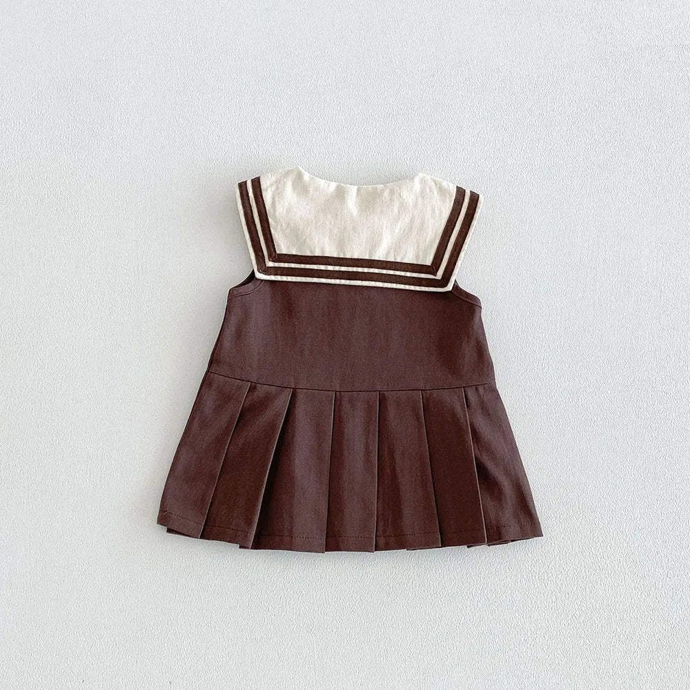 Preppy Sleeveless Bear Dress