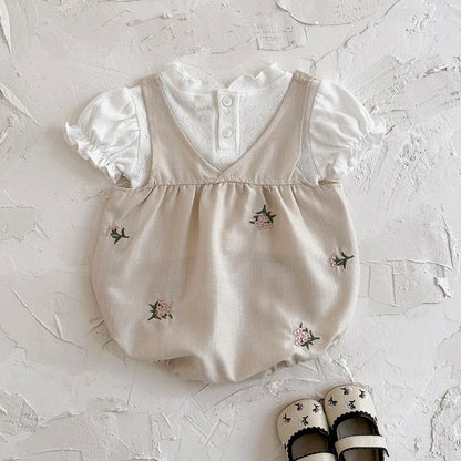 Floral Embroidered Camisole Set