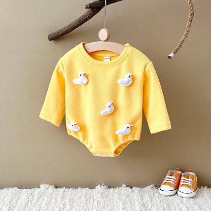 3D Cartoon Mushroom Duck Bodysuit