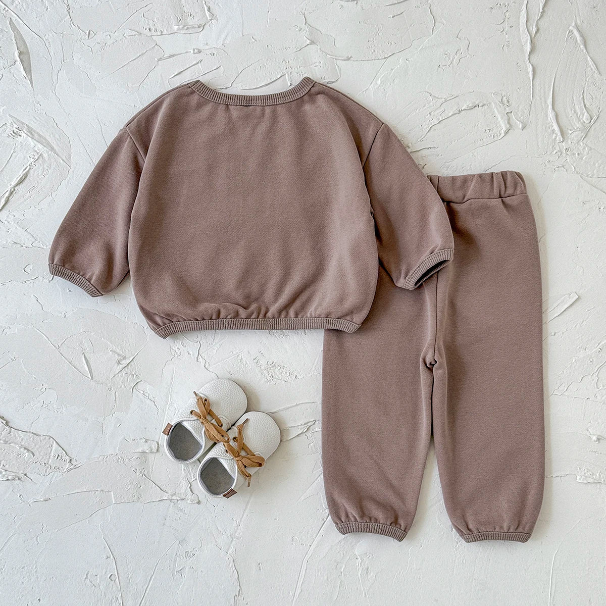 Pocketed Solid Jogger Set