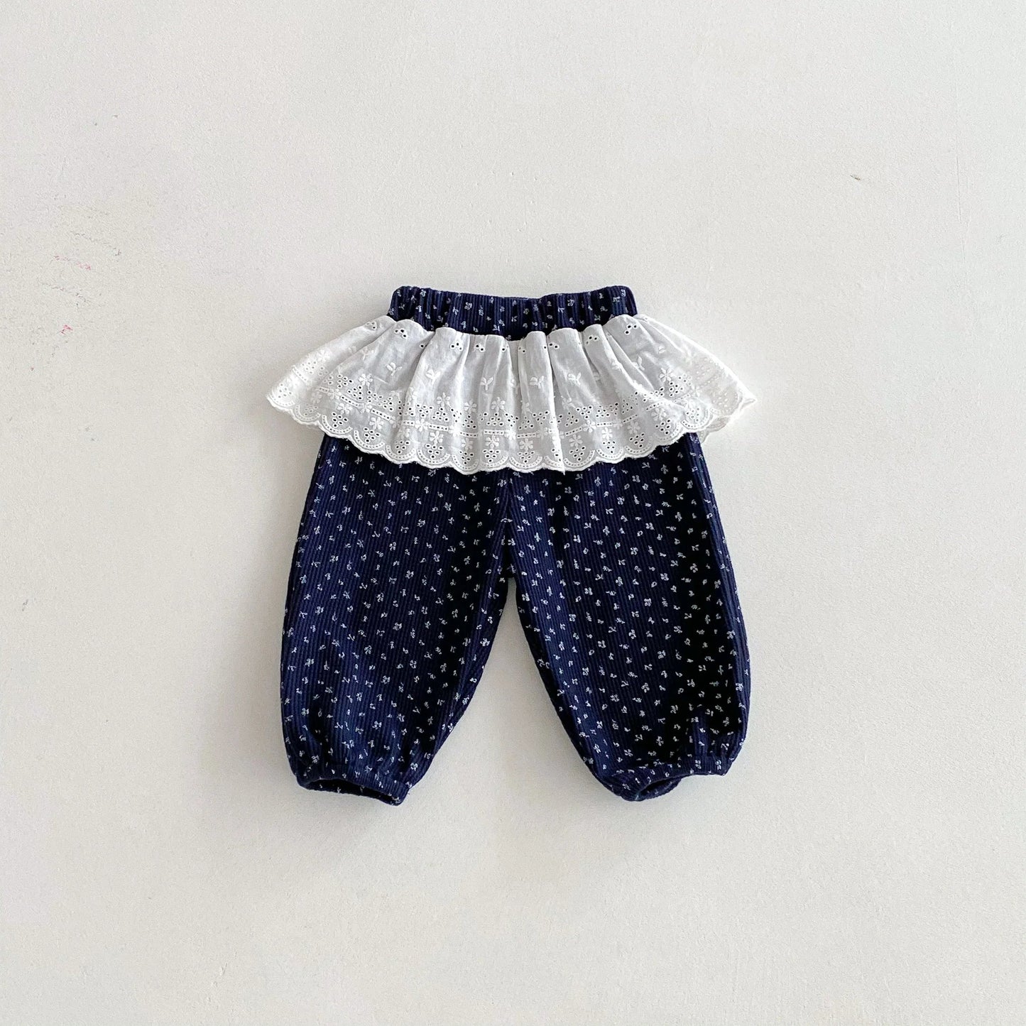 Lace Ruffle Lounge Pants