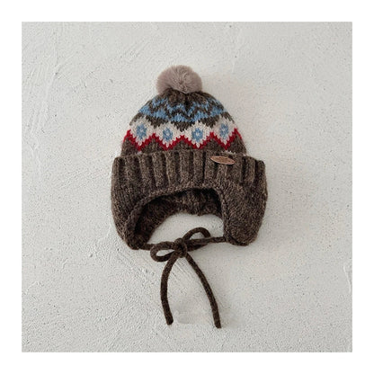 Diamond Grid Fleece Hat