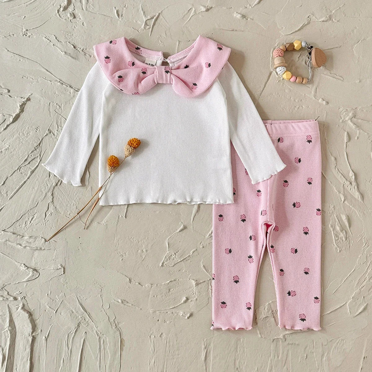 Fruity Pink Pants Set