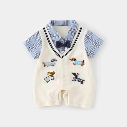 Puppy Dog  Patch Jumpsuit