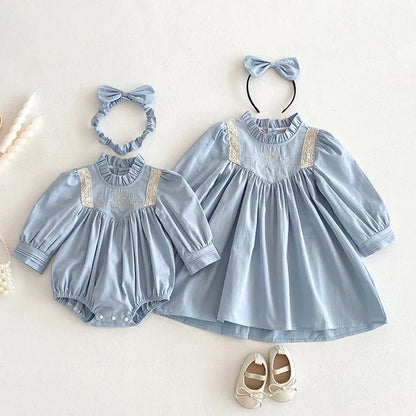 Baby Blue Sister Outfit