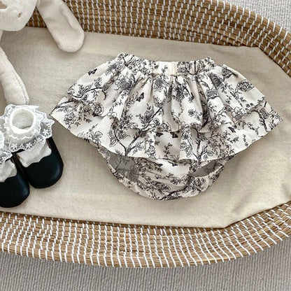 Vintage Style Layered Skirt