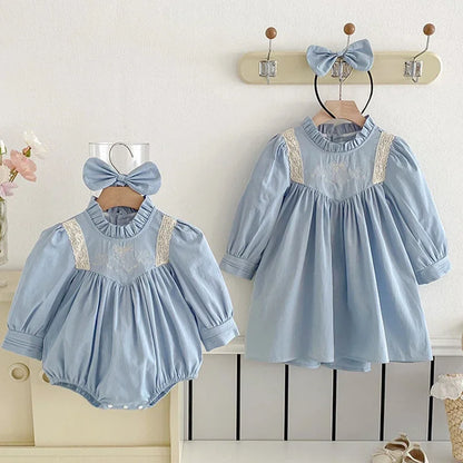 Baby Blue Sister Outfit