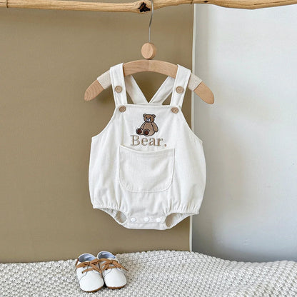 Corduroy Teddy Bear Romper