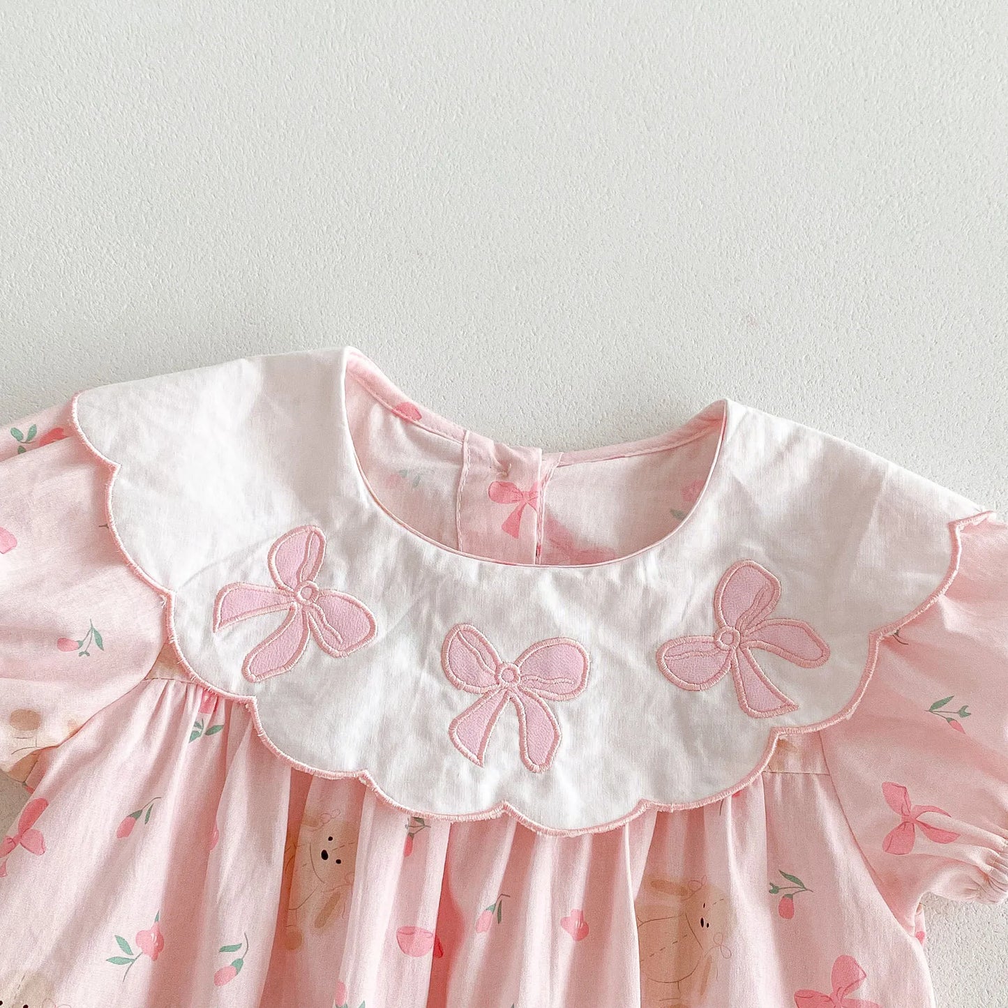 Bunny Rabbit Ribbon Romper