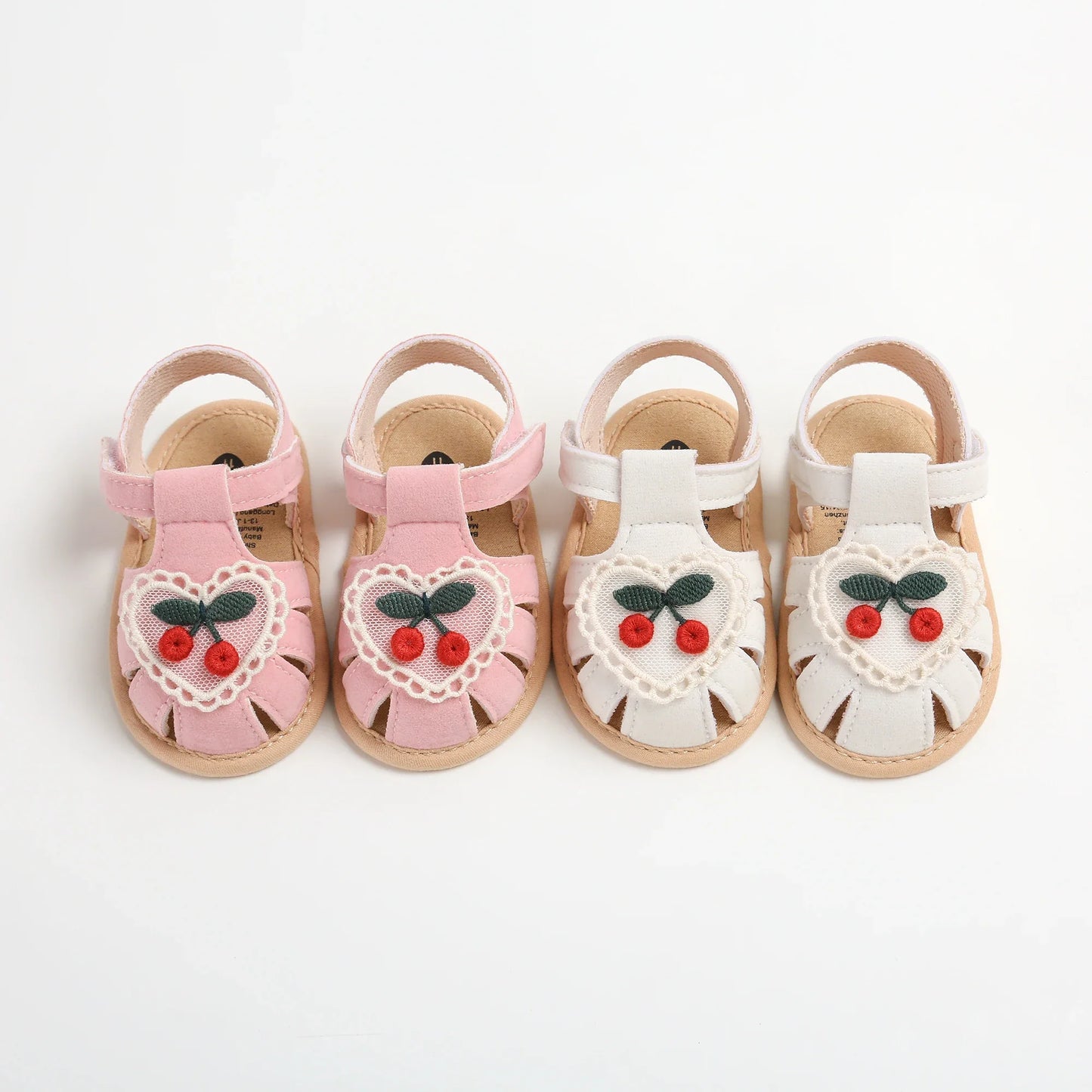 Cherry Heart Sandals