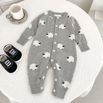 Knitted Sheep Romper