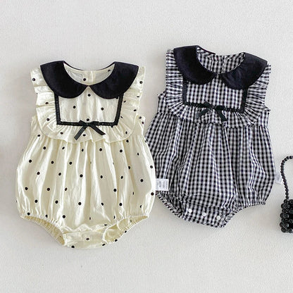 Sleeveless Square Top Romper