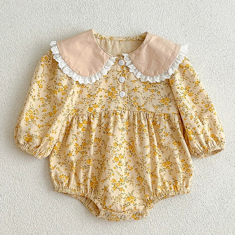 Paisley Lapel Romper
