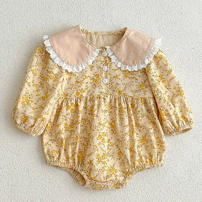 Paisley Lapel Romper