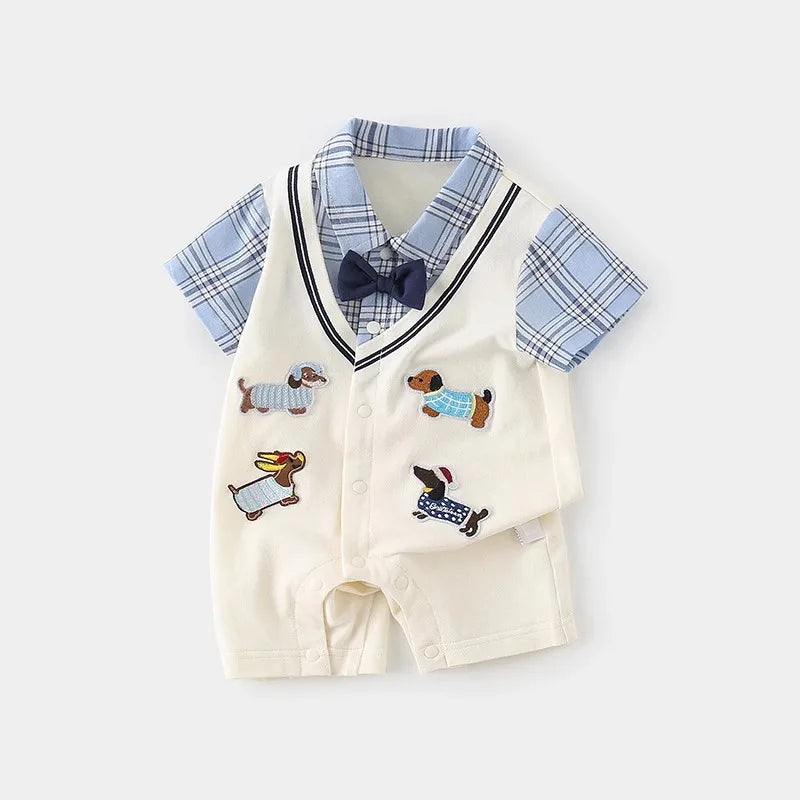 Puppy Dog  Patch Jumpsuit