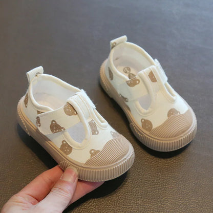 Teddy Bear Canvas Shoes