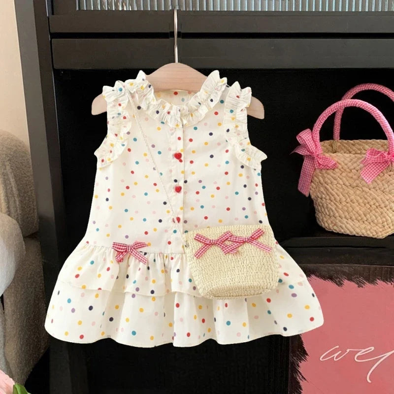 Polka Dot Bow Dress