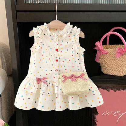 Polka Dot Bow Dress