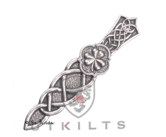 Kilt Pin – Inverloch, Irish Shamrock Twist