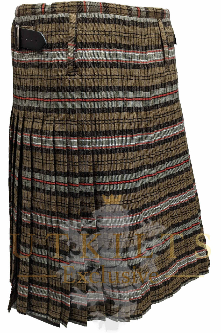 Traditional Kilt – Premium 6–8 Yard Wool, Scottish National Weathered