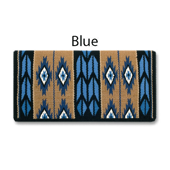 1466-5 Flying Eagle 38x34 New Zealand Wool Saddle Blanket RED