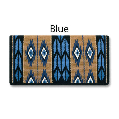 1466-5 Flying Eagle 38x34 New Zealand Wool Saddle Blanket RED