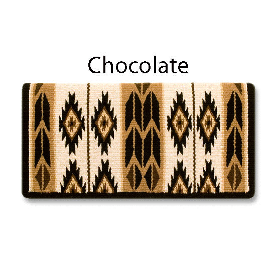 1466-5 Flying Eagle 38x34 New Zealand Wool Saddle Blanket RED