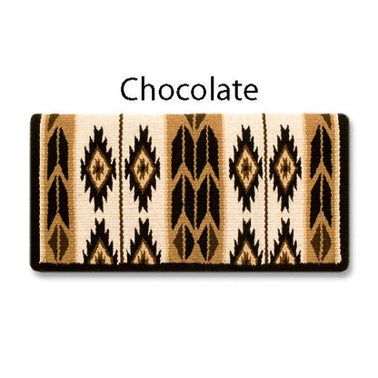 1466-5 Flying Eagle 38x34 New Zealand Wool Saddle Blanket RED