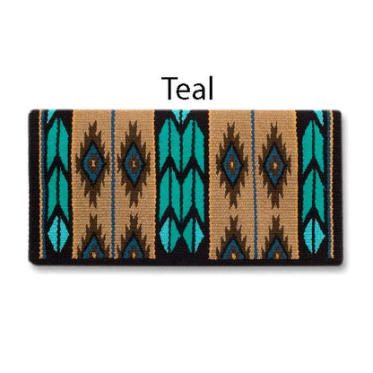 1466-5 Flying Eagle 38x34 New Zealand Wool Saddle Blanket RED