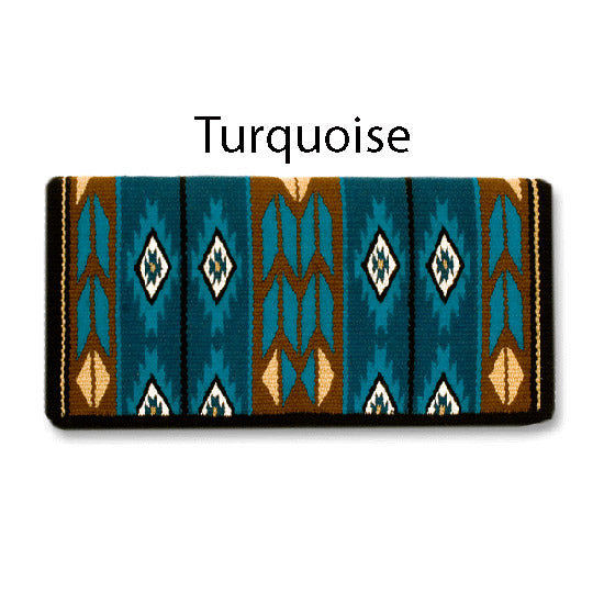 1466-5 Flying Eagle 38x34 New Zealand Wool Saddle Blanket RED