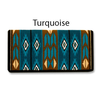 1466-5 Flying Eagle 38x34 New Zealand Wool Saddle Blanket RED