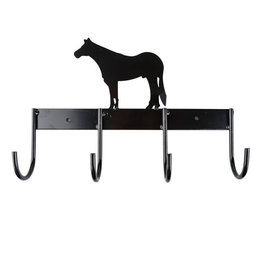 Tabelo Tack Rack with Horse