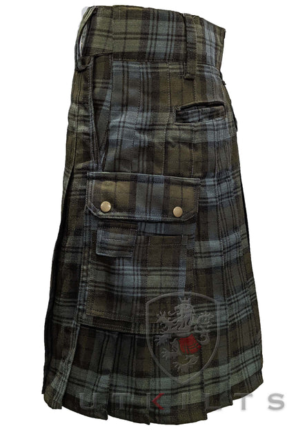 Utility Kilt – Ultimate, Black Watch Weathered