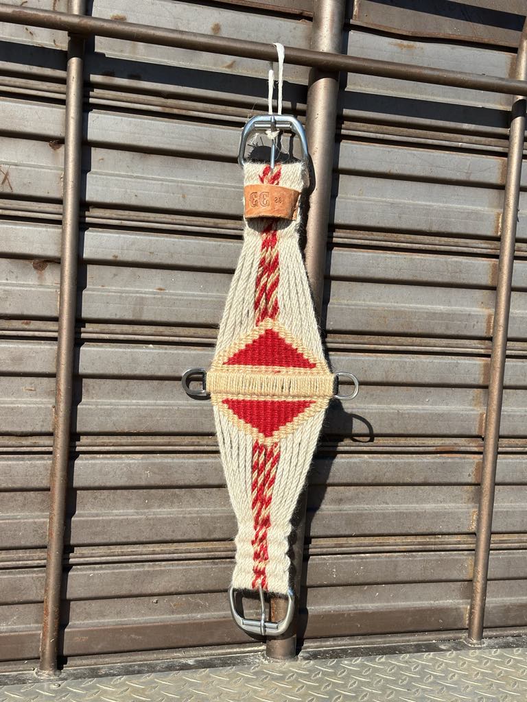 Rio Grande Valley Handcrafted 100% Mohair Roper Style Cinch/Girth Strap