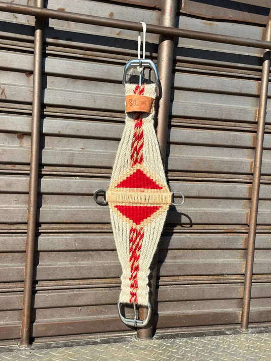 Rio Grande Valley Handcrafted 100% Mohair Roper Style Cinch/Girth Strap