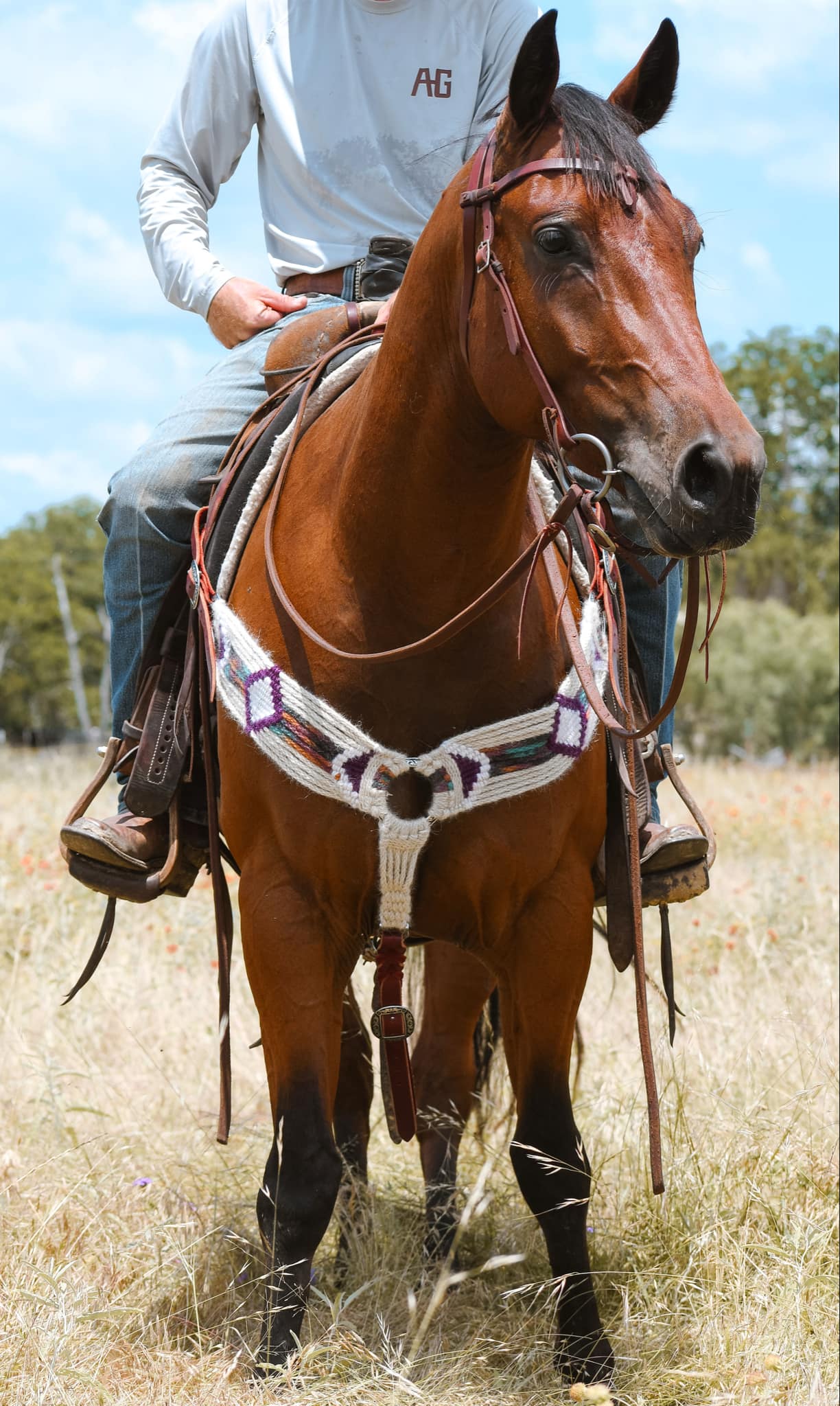 Marfa Lights Handcrafted 100% Mohair Breast Collar