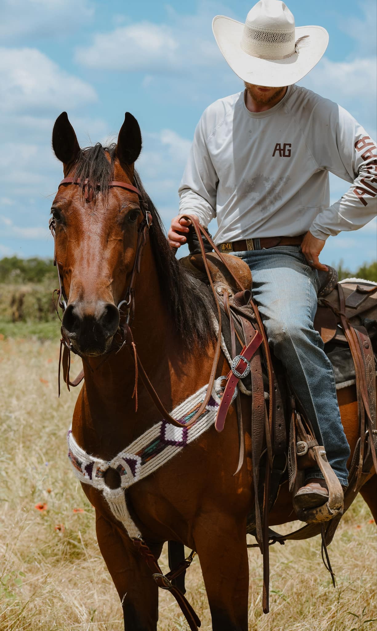Marfa Lights Handcrafted 100% Mohair Breast Collar