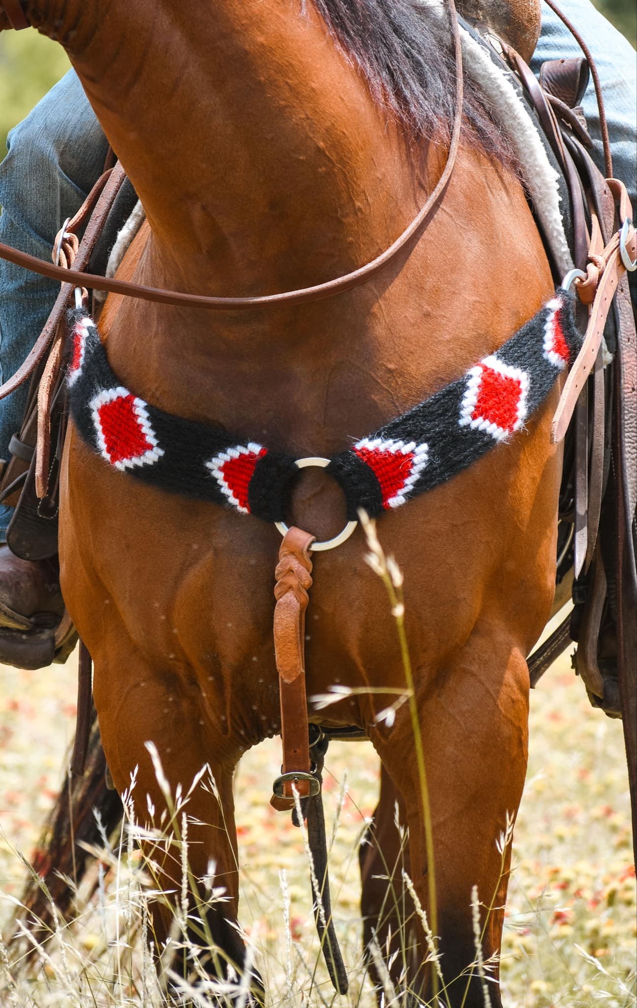 Play Your Hand Handcrafted 100% Mohair Breast Collar