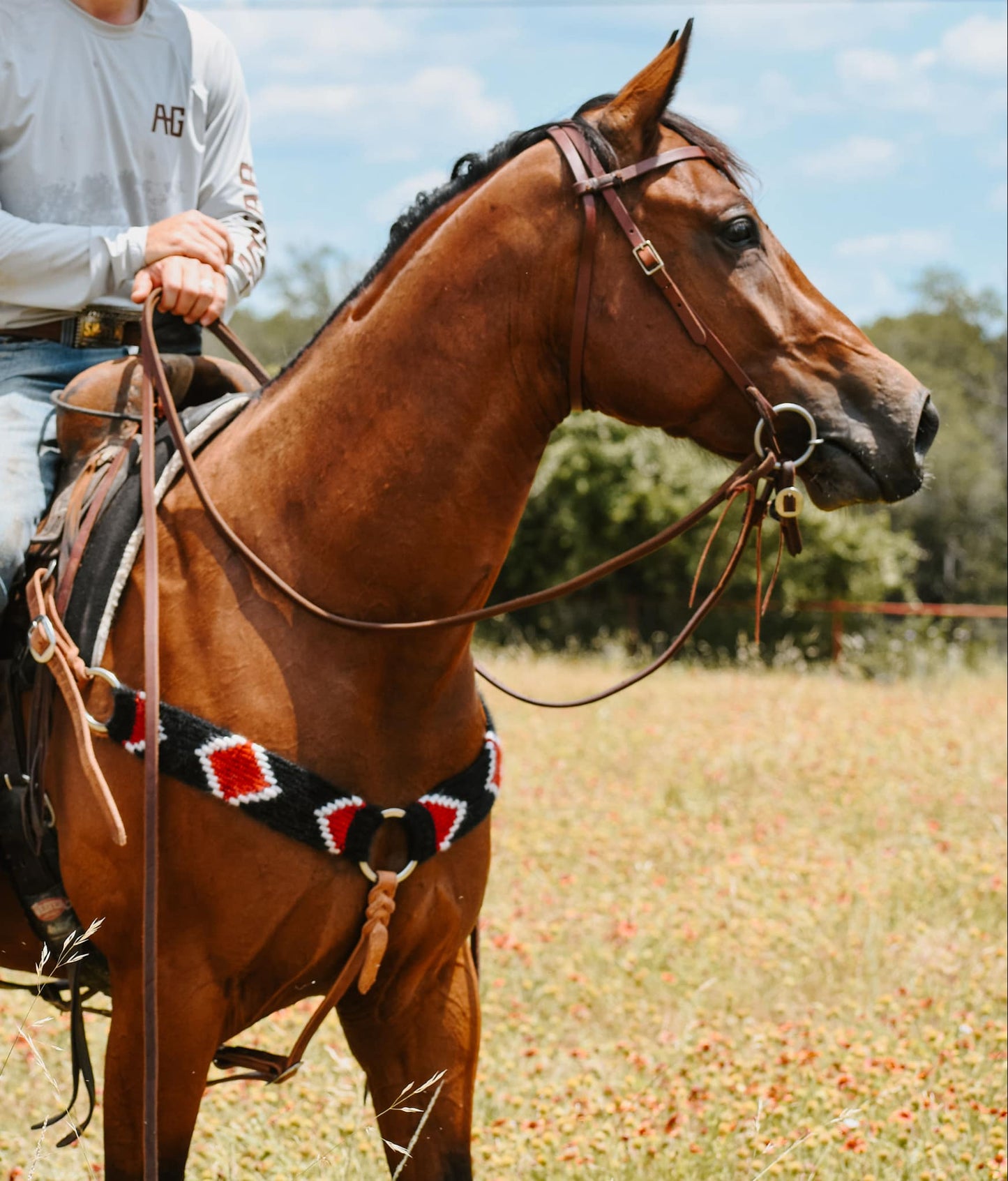 Play Your Hand Handcrafted 100% Mohair Breast Collar