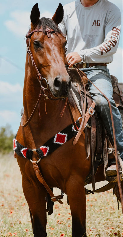 Play Your Hand Handcrafted 100% Mohair Breast Collar