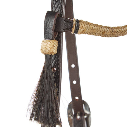 WD-NRSEH Natural Rawhide Single Ear Headstall