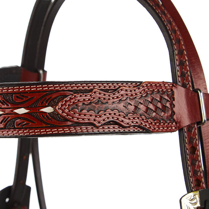 WD-SBH5 Buckstitch Ranger Browband Headstall