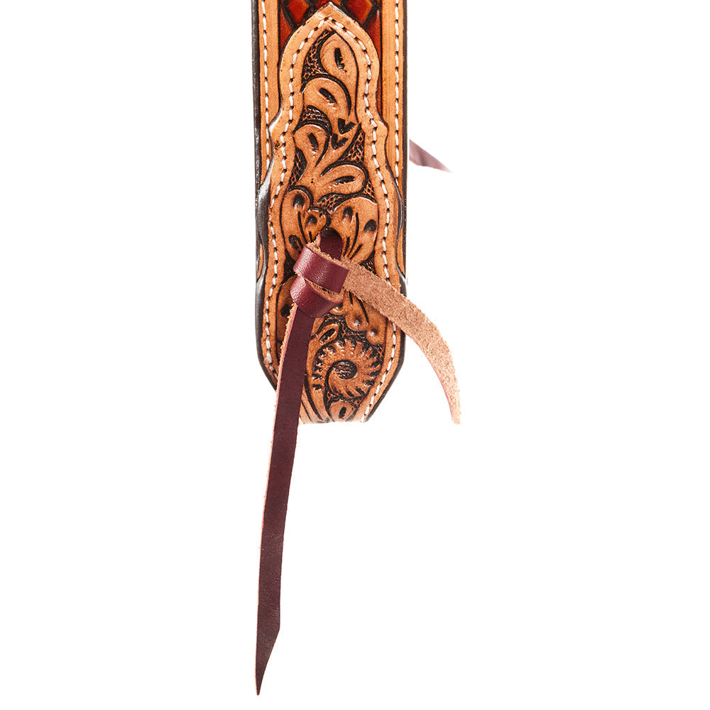 WD-SBH9 Chestnut Diamond Tooling Ranger Browband Headstall