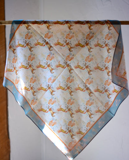 Wild Horses Mustang Meadow Wild Rag Silk Mix Scarf