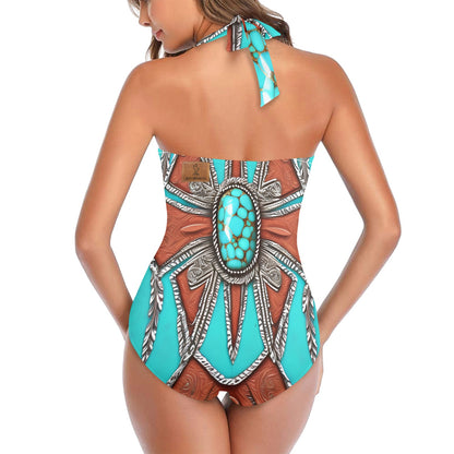 Native Jewels Halter Neck Swimsuit