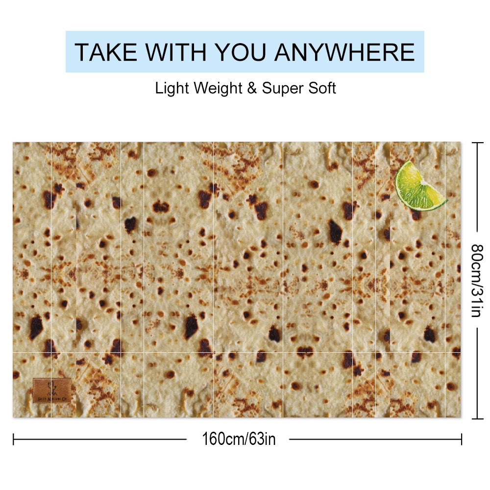 Tortilla & Lime Print Beach Towel