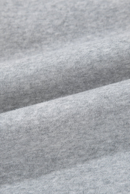 Solid Crisscross Elastic High Waist Sweatpants
